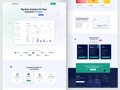 Sassty – Advanced Data Insights & Analytics Wordpress Theme ai ai website data insights design designerforux graphic design html template illustration landing page landing page design motion graphics saas saas website template design ui uiux design uiux designer web design wordpress template wordpress theme