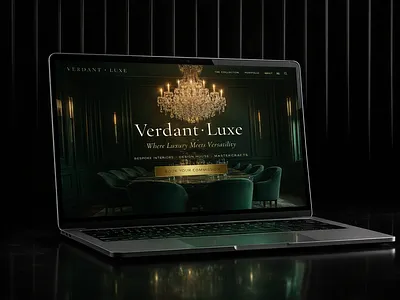 Elite Residential Interior Landing Page branding figma luxury website modern modern ui product design ui ui design user interface ux design