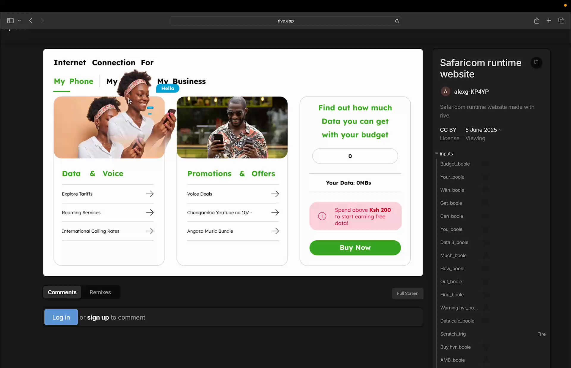 Example of Gamified Google App Ads Made In Rive