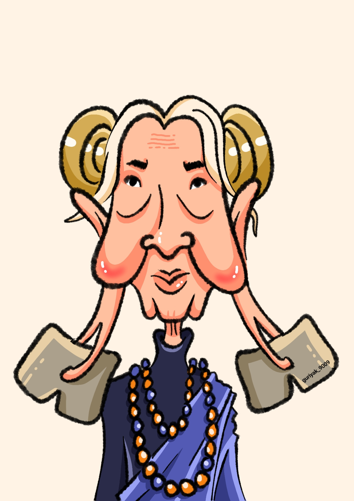 Nagaland (Ao Nagas Tribe) art artist cartoon design digital art ethnic grandmother human illustration india nagaland northeast old tribe woman