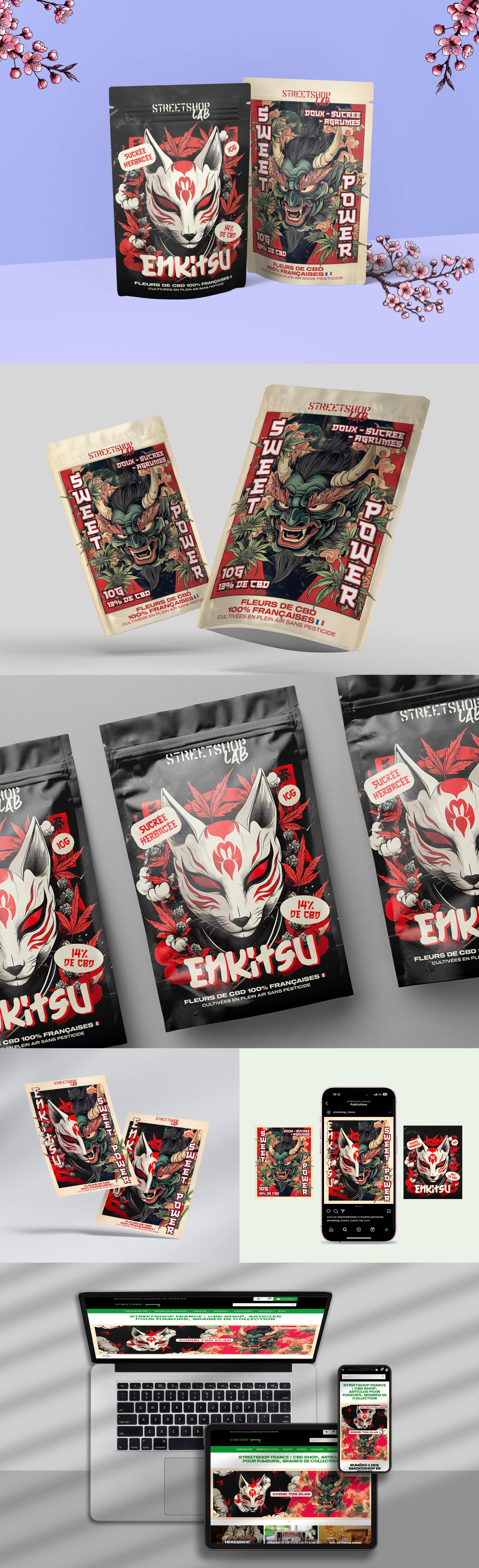 Oni - STREETSHOP branding graphic design