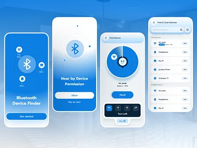 BLE Device Finder App androidapp animalcareapp appdesign bluetooth bluetooth find branding creativeapp cutedesign design figma find graphic design logo mobileapp productdesign tracker ui uidesign uiux uxdesign
