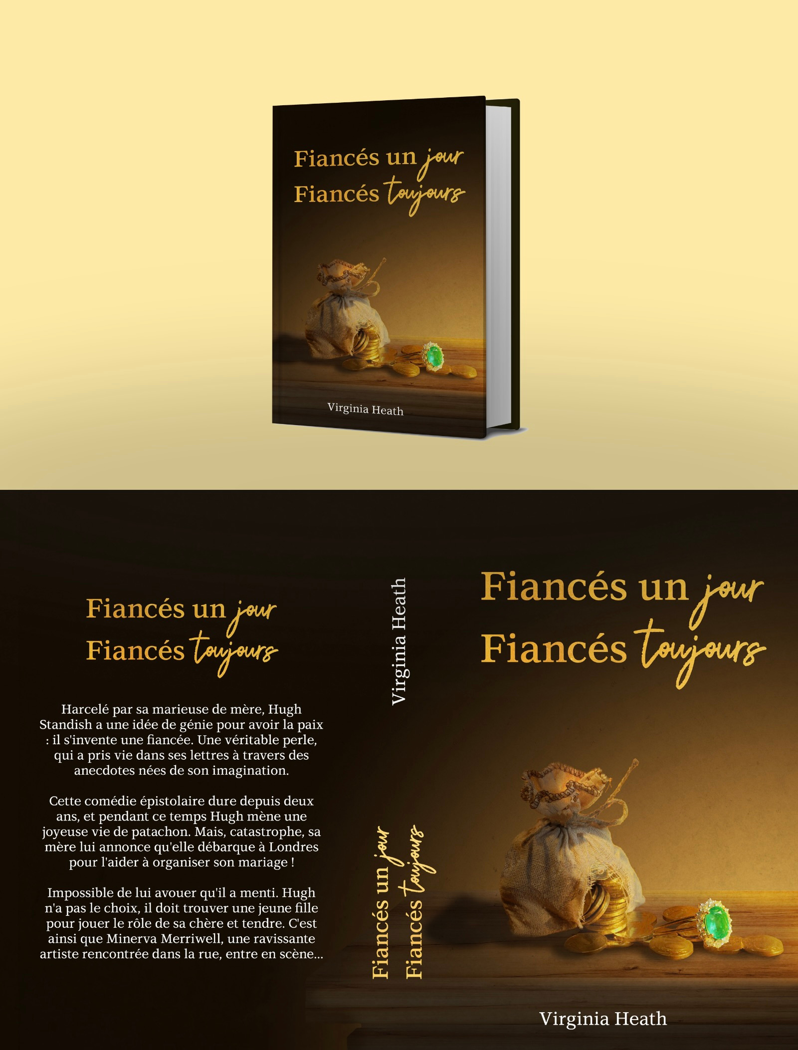 Fiancés un jour, Fiancés toujours book graphic design