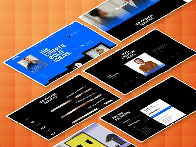 Digital Agency Website UI/UX for SaaS & Tech Startups branding clean creative creative marketing design digital agency figma design graphic design landingpages logo marketing agency minimal productdesign redesign startup uiux webdesign website