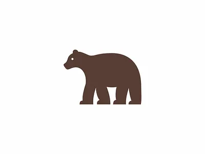 Bear logo design by me animal animal logo bear bear animal logo bear logo branding design logo logo design minimal minimalist simple symbol ui