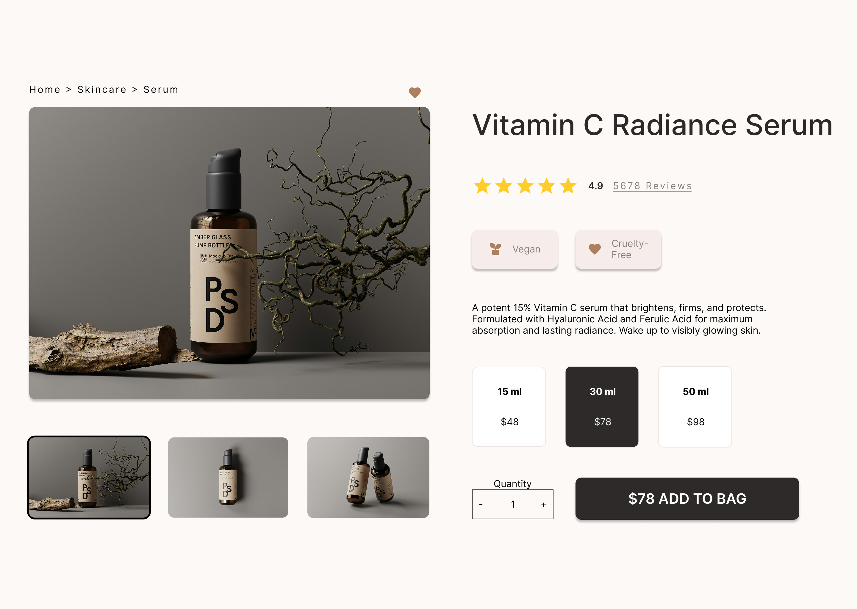 Daily UI 12: Single product page graphic design ui ux