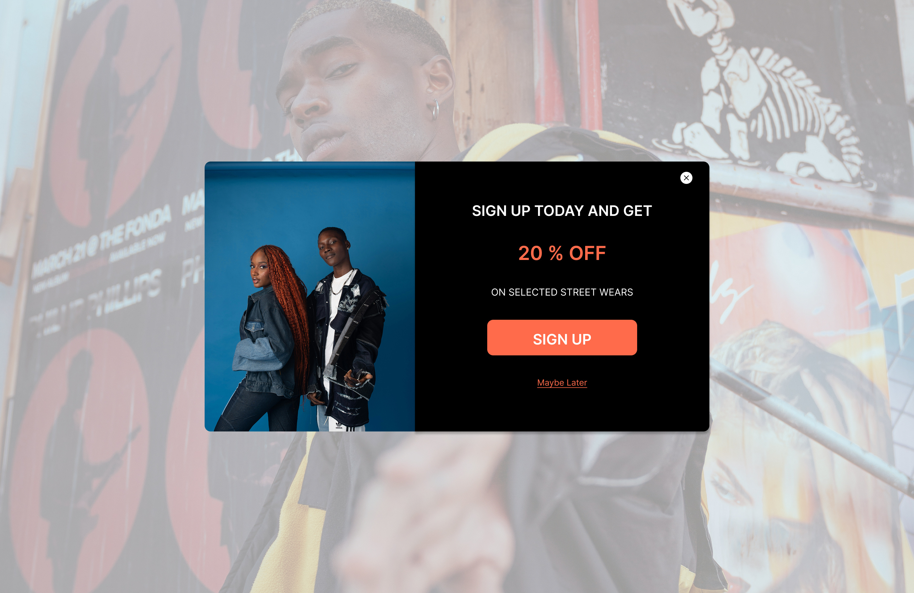 Daily UI 15: Popup/Overlay