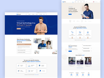 IT Solutions And Services Company HTML Template - Mitech technology service