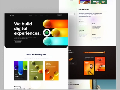 Web site design: landing page home page ui website design agency agency design home home page homepage landing landing page landingpage site uidesign uiux userinterface uxui web design web page web site webdesign webpage website website design agency