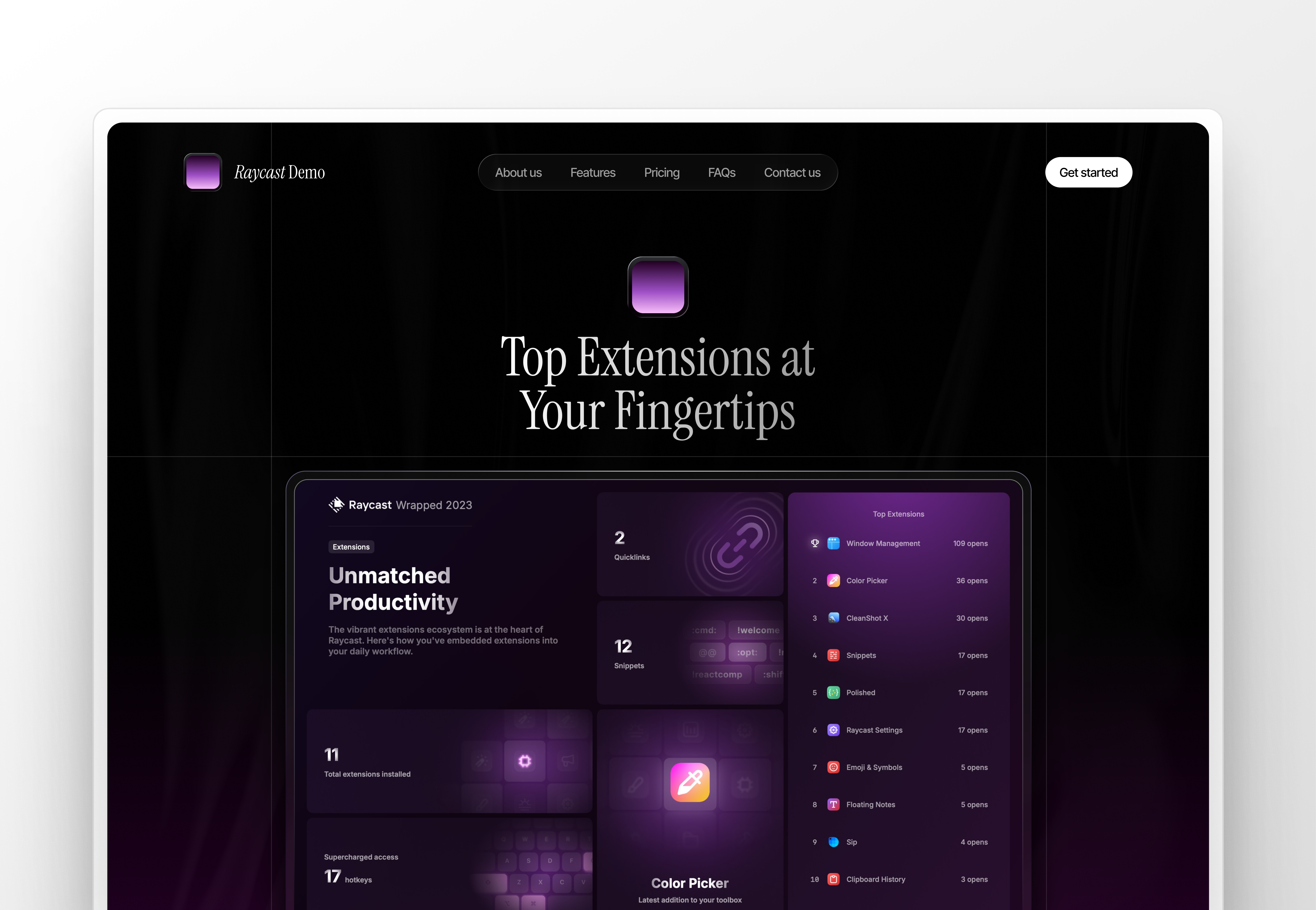 Extensions Marketplace - Hero UI branding graphic design hero design hero section hero section design ui ui ux ux web design