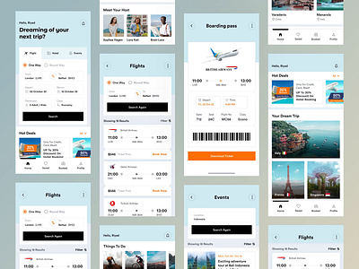 Tripify - Travel App adventure airport booking customer journey flight flight booking app plane renting app reservation ticket tickets app tourism travel travel agency travel app travel service trip trip planner vacation vacation schedule app