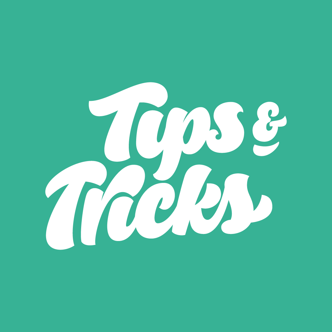 Tips & Tricks blog branding digital letter design lettering logo sustainability