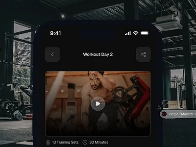 Fitness Mobile App figma fitness app fitness design fitness homepage fitness ui mobile app design mobile ui ui workout app workout design workout homepage workout ui