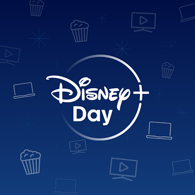 Disney + Day Social Media Fan Promo branding design graphic design illustration