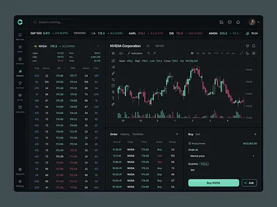 Seal - Trading Tools - Buying Stock ai analysis animation artificial intelligence clean design financial graphic design illustration investment modern motion graphics stock technology trading ui uidesign uiux ux uxdesign