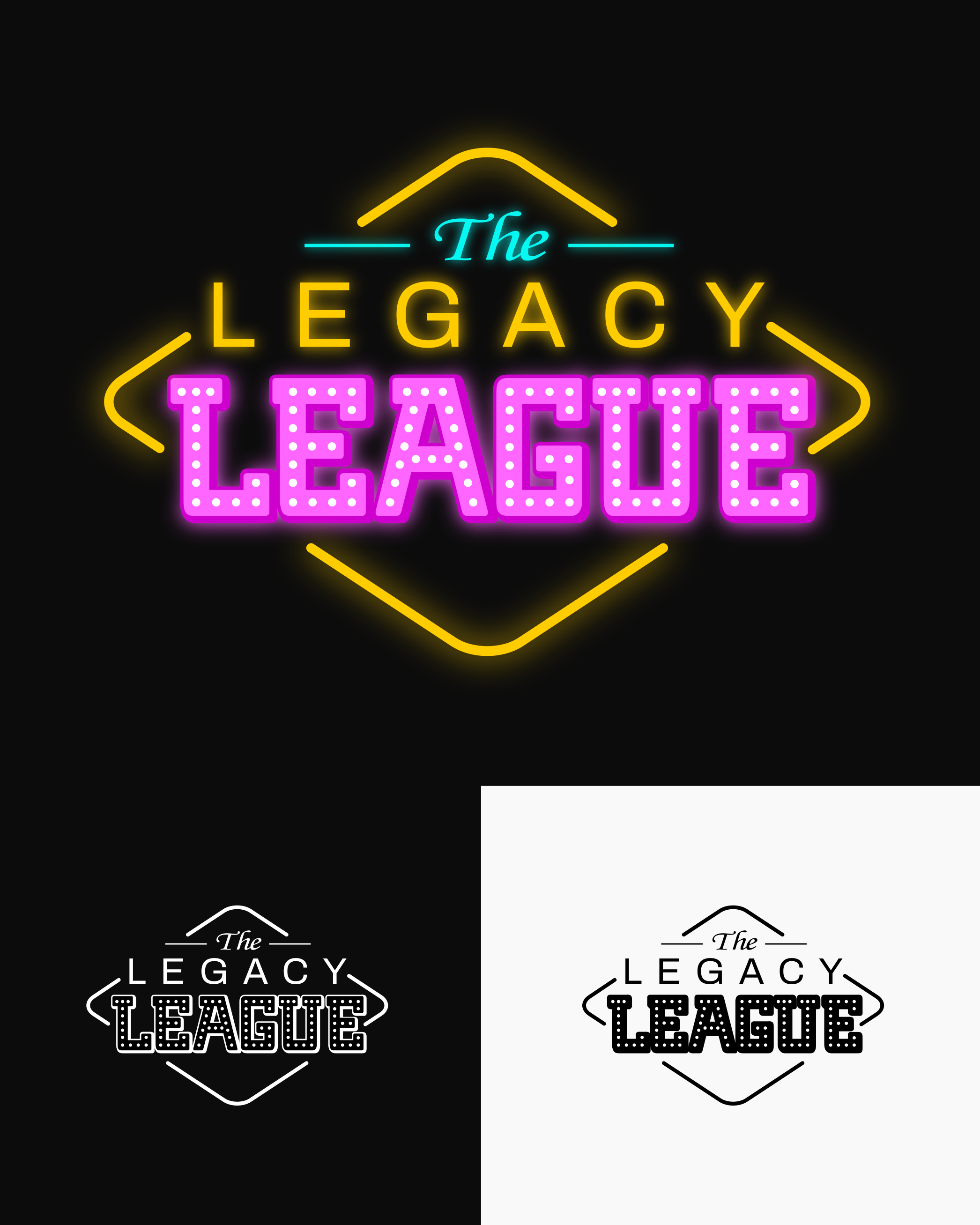 Logo Design for The Legacy League branding commission design freelance work graphic design graphic designer logo logo design logo design branding logo designer neon vector