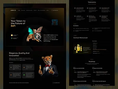 Decentralized Future – Web3 Landing Design 3d elements blockchain chain abstraction crypto ux dark finance decentralized finance defi defi ecosystem digital assets extgen finance fintech glassmorphism modular blockchain onchain experience token economy web3 branding web3 growth zk technology