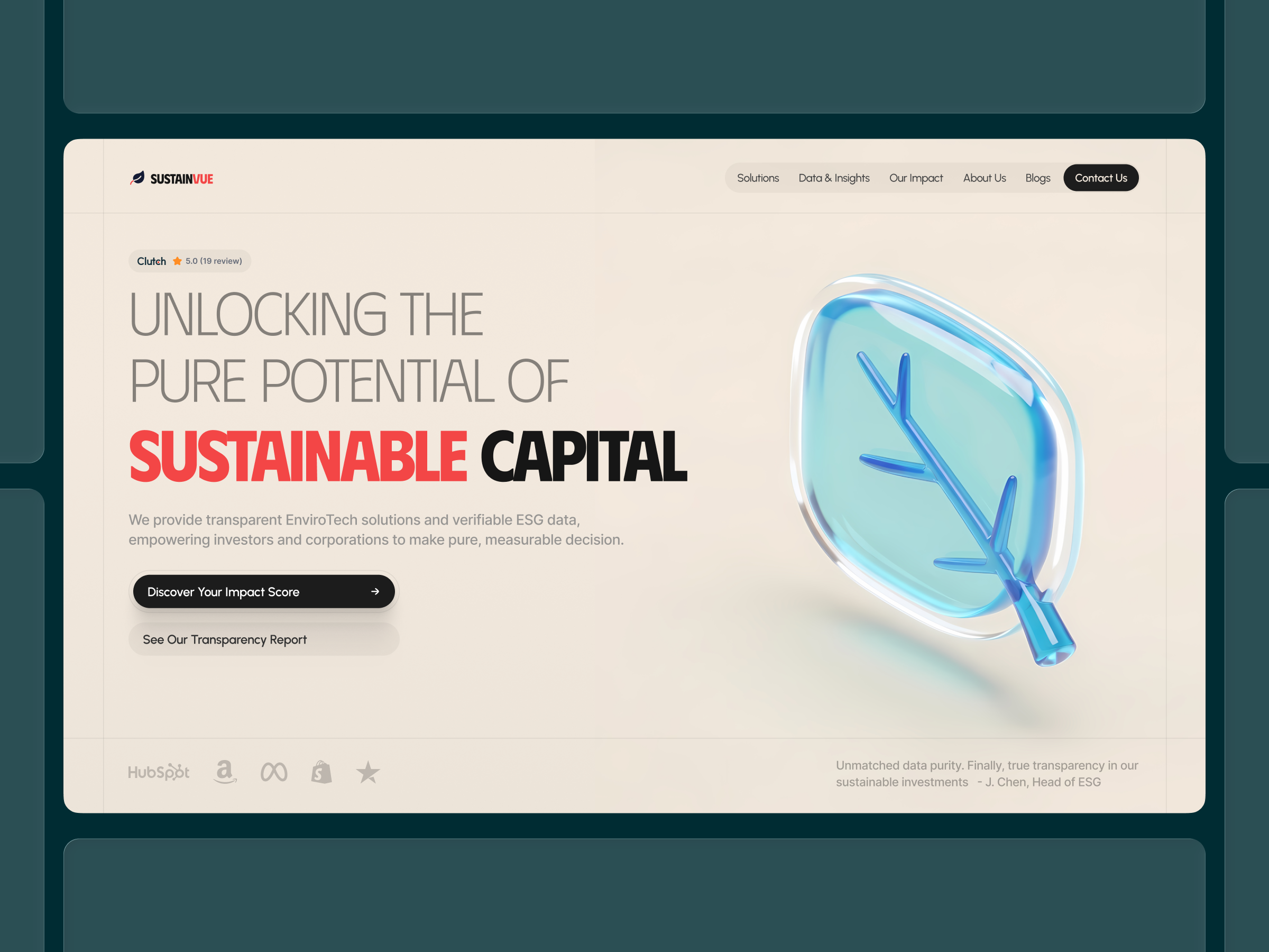Website Hero Section UI Design design energy environment sustainable ui ui design ui ux uiux ux ux design web web design website website design