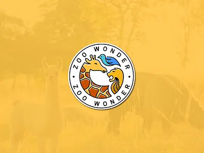 Zoo Wonder – Discover the Wild Within ai ai logo brand identity branding design design logo flat graphic design icon illustration logo logo design logos logotype minimal modern ui unique