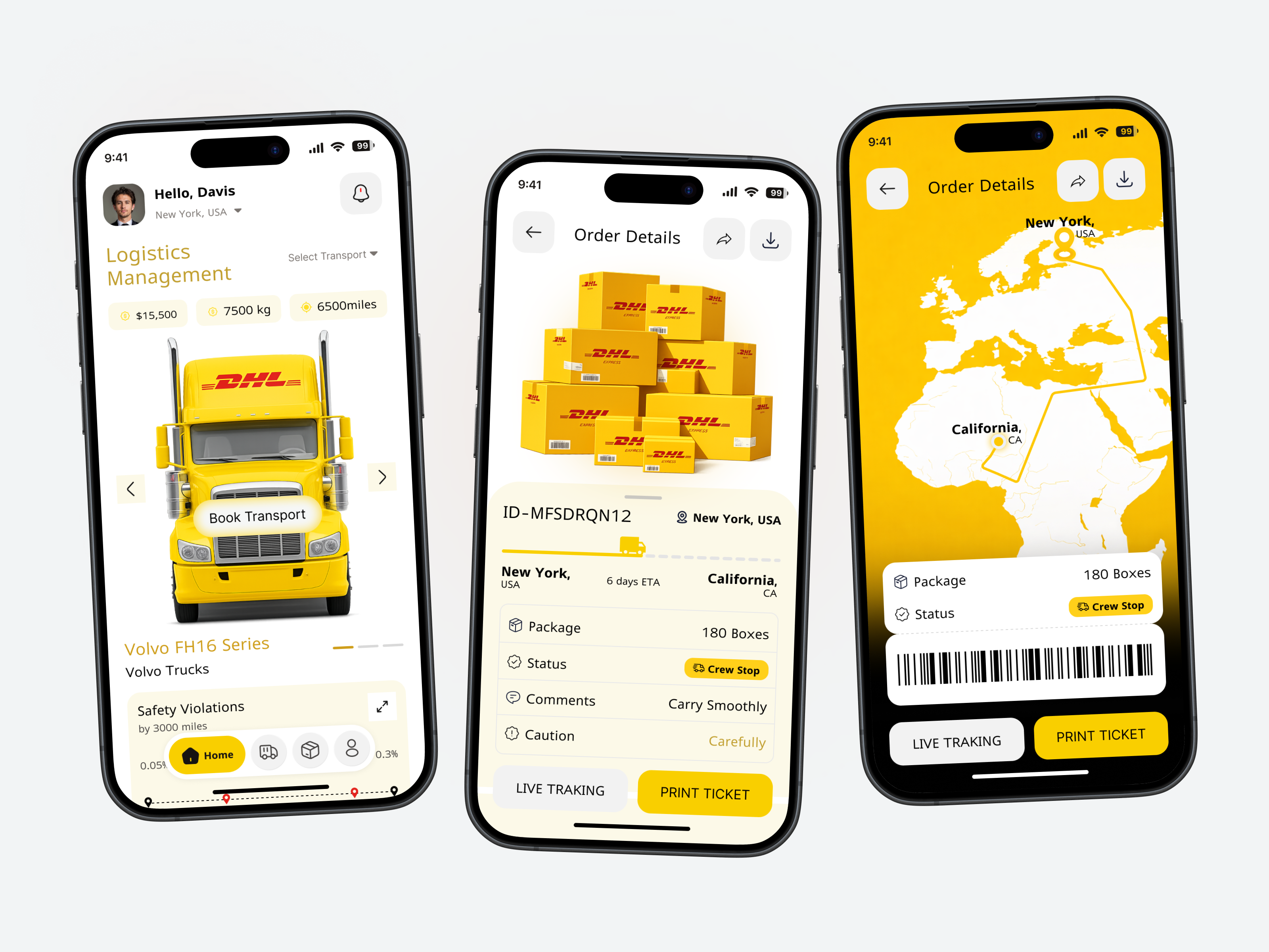 Example of Mobile UI Design For I Os & Android