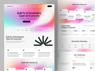 Full-Stack AI-Native Blockchain Website Design ai native ai website blockchain blockchain website crypto defi design fintech website product tech web web3