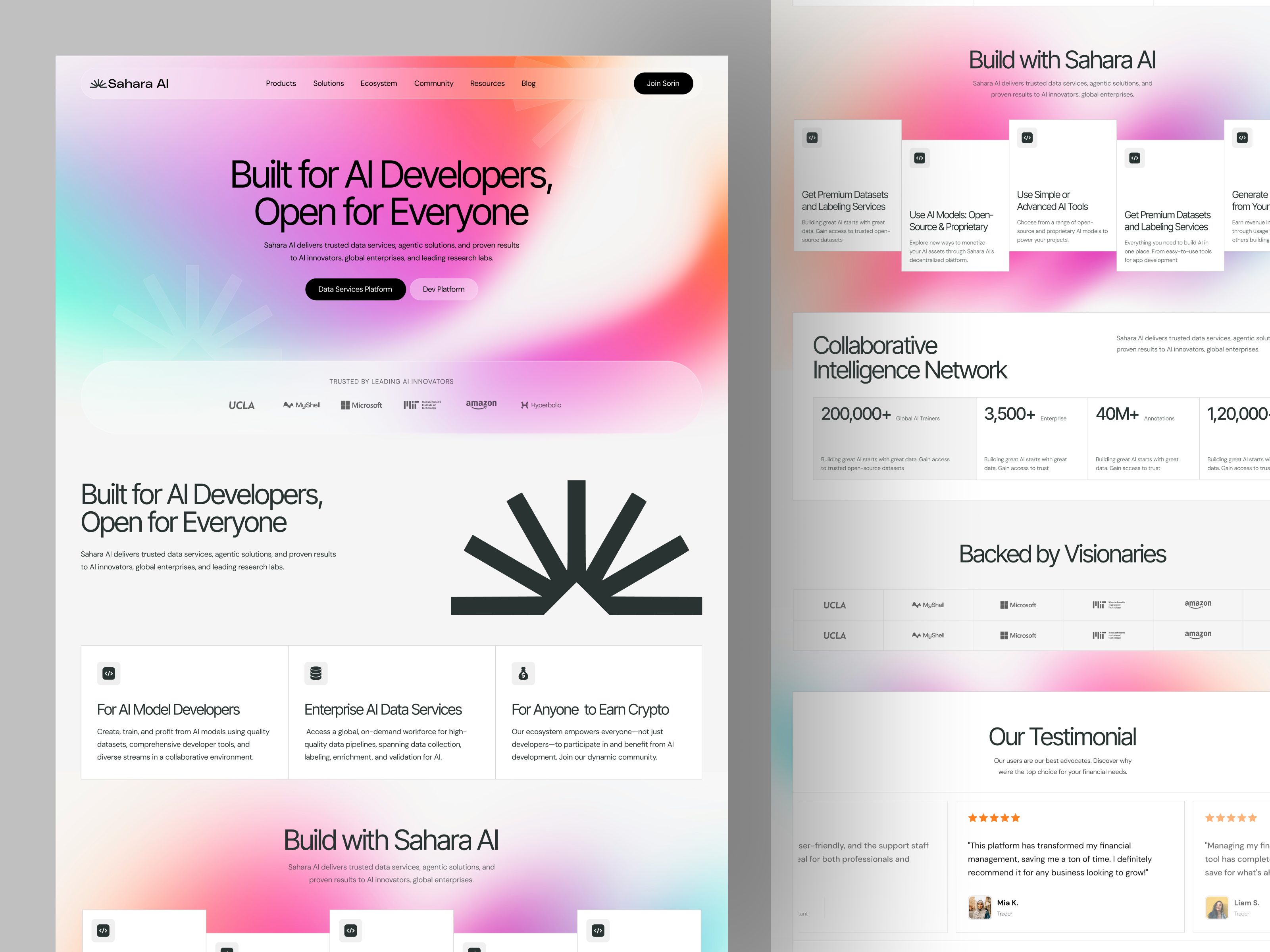 Example of Ai Website Design 