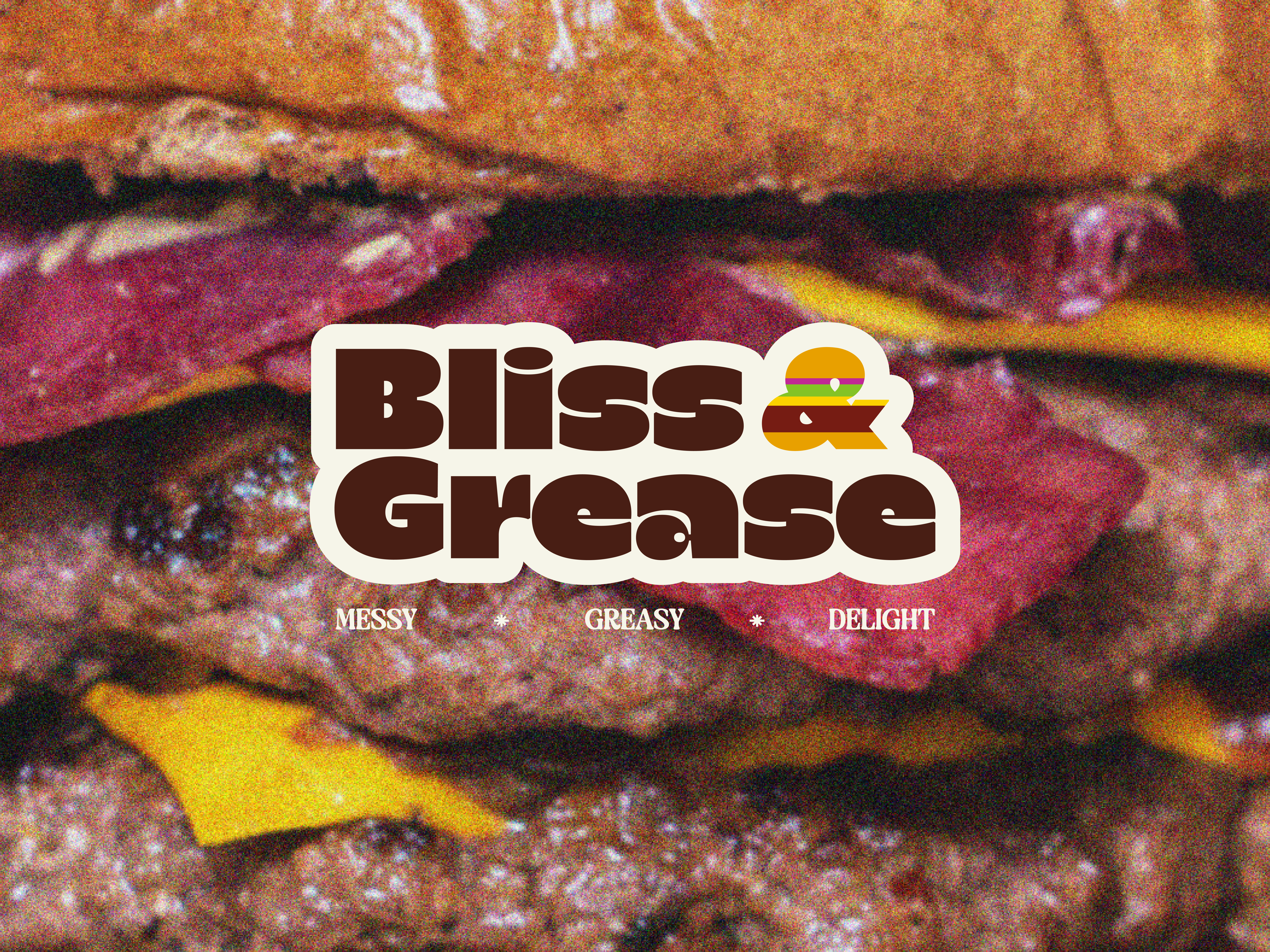 Bliss & Grease – Bold Burger Brand Identity | Fast Food Branding bold restaurant branding brand identity branding branding for food startup burgerlogo fast food branding fast food branding design food brand identity system food branding food packaging brand design graphic design logo branding logo concept packaging design product design restaurant logo design typographylogo visual identity