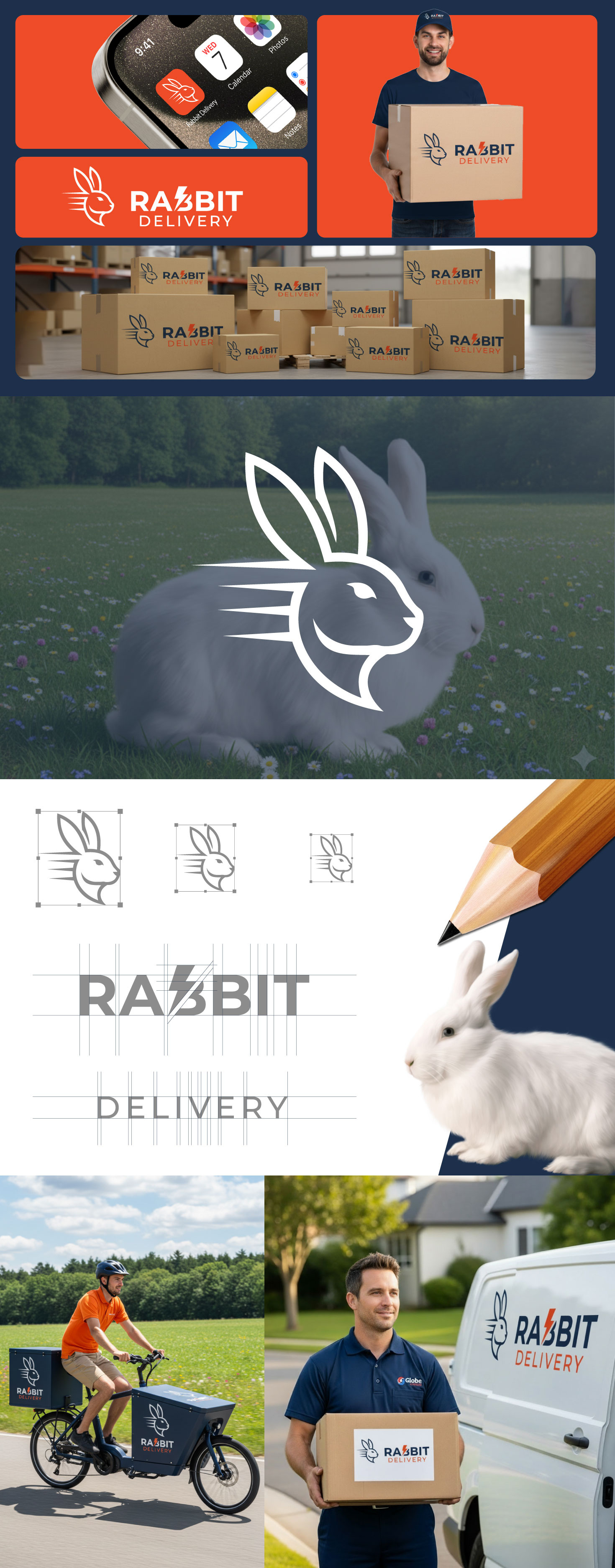 Example of Minimalist Brand Identity 