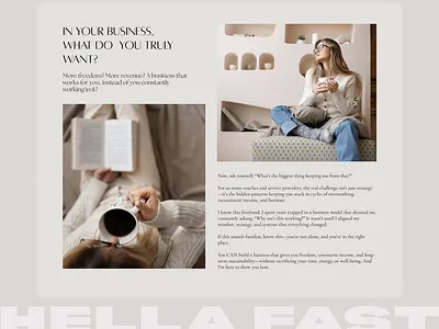 Elegant Personal Brand Website — Services Blocks Concept branding design elementor elementor design elementor development elementor pro elementor pro design elementor pro development figma ui web design web development website design website development wordpress wordpress design wordpress development