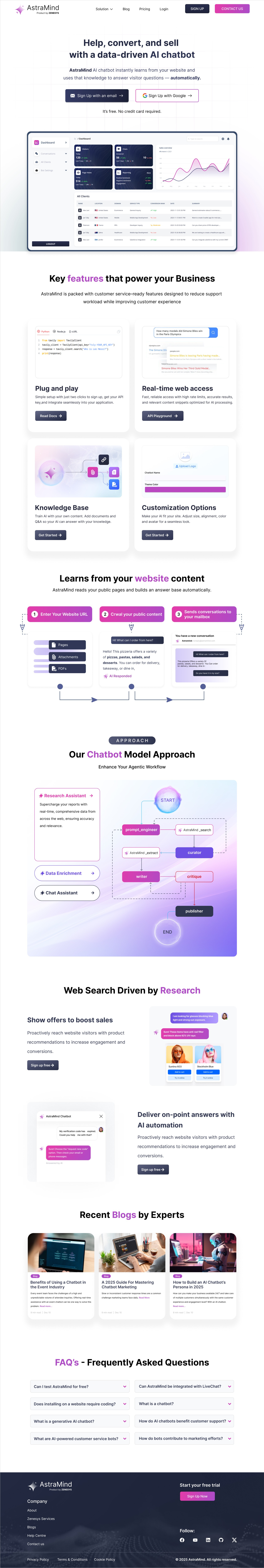 AI Chatbot SaaS Landing Page – Modern, Conversion-Driven UI/UX design graphic design landing page ui ux