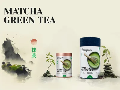 Matcha Tea Brand Packaging Design appdesign branding design figma framer graphic design illustration logo matcha tea matcha tea packaging design packaging design product packaging ui ux