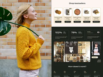 ReFill – Zero Waste Shop eCommerce Website Elementor Template ecommerce elementor food grocery shop home page homepage inspiration landing page online shop online store plastic free refillery shopping template ui ux web design website wordpress zero waste