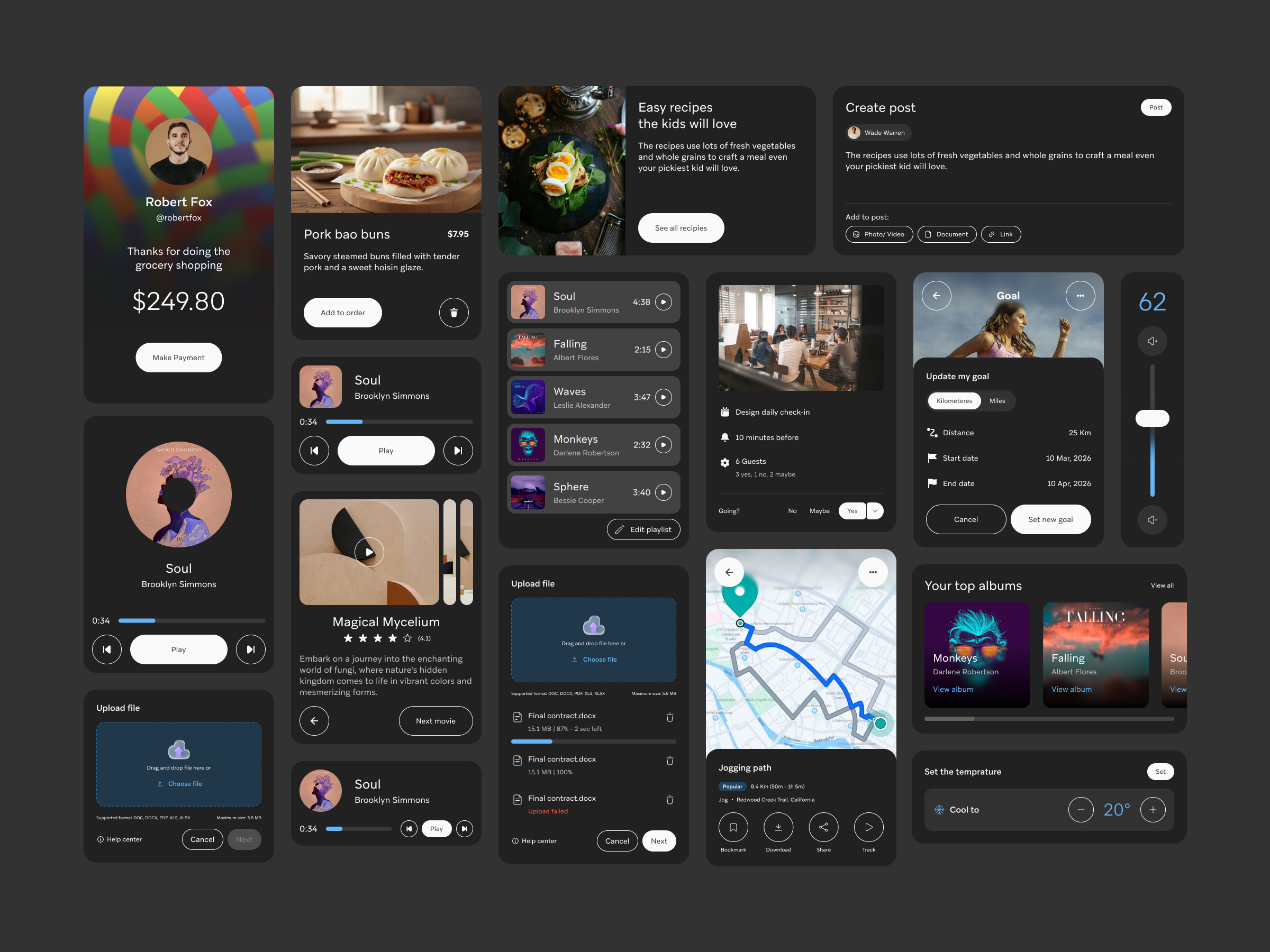 Modules album map mudule music payment post ui