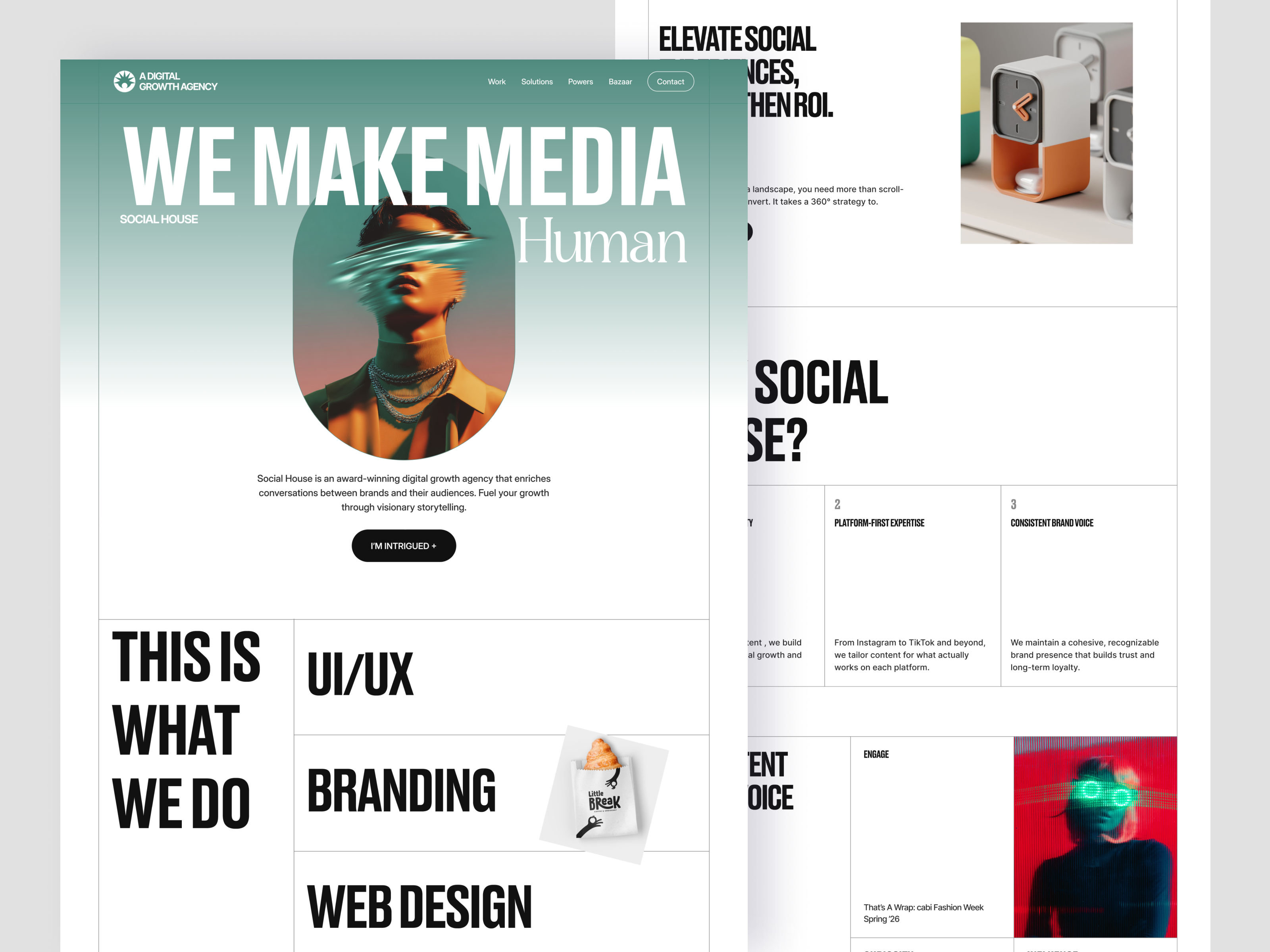 Example of Personal Portfolio Landing Page