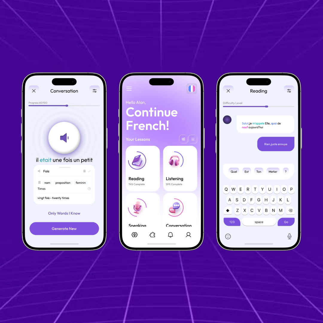 One language down. Endless doors Unlock 3d animation branding graphic design logo motion graphics ui