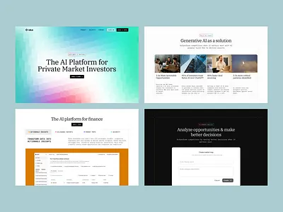 SaaS Landing Page ai cards corporate flat hero landing saas tabs ui ui ux ux web design website