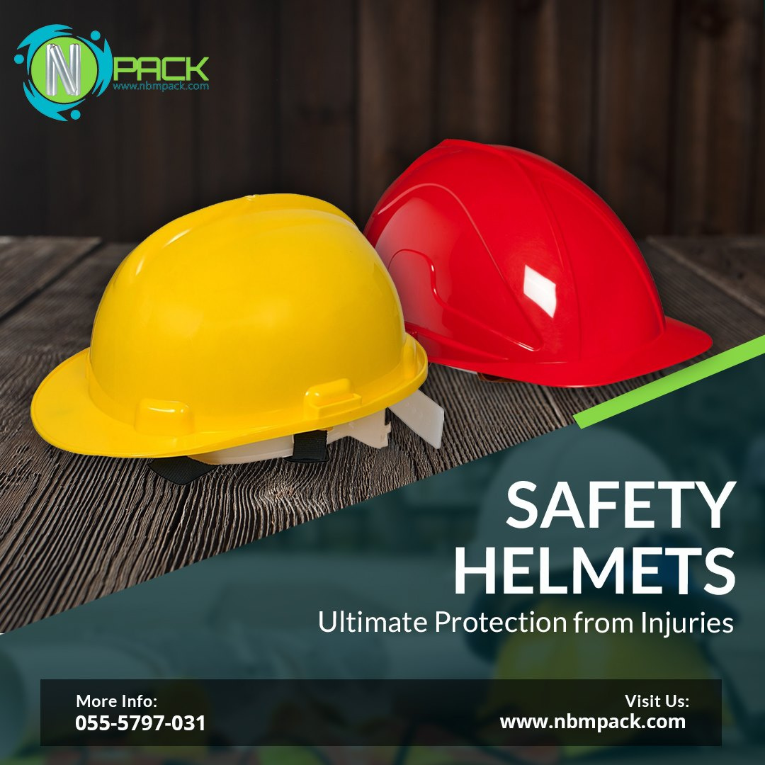 Good Quality Safety Helmets in UAE by NBM Pack on Dribbble