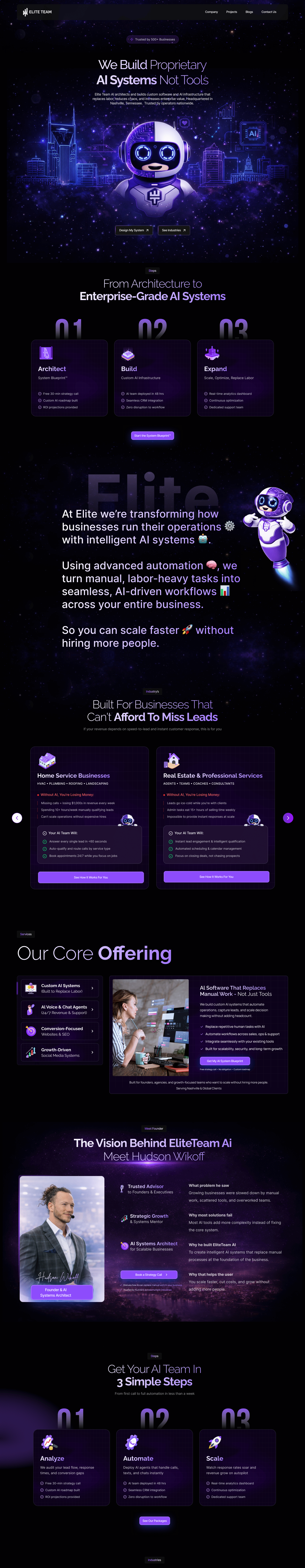AI Business Homepage – Futuristic SaaS Landing Page UI 🚀 aidesign creativedesign darkui dashboardui designsystem dribbbleshot landingpage minimaldesign productdesign saasdesign startupdesign uidesign uxdesign webdesign