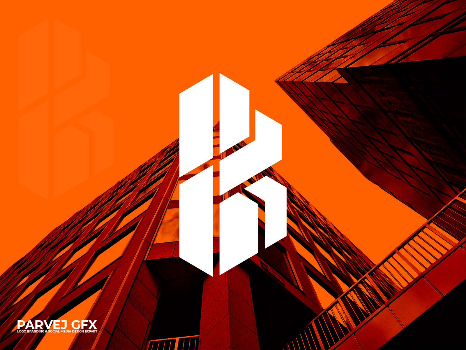 B Monogram Logo for Construction Company architecture logo b letter logo b logo building logo construction branding construction logo contractor logo development logo home builder logo design professional logo real estate logo symbol logo