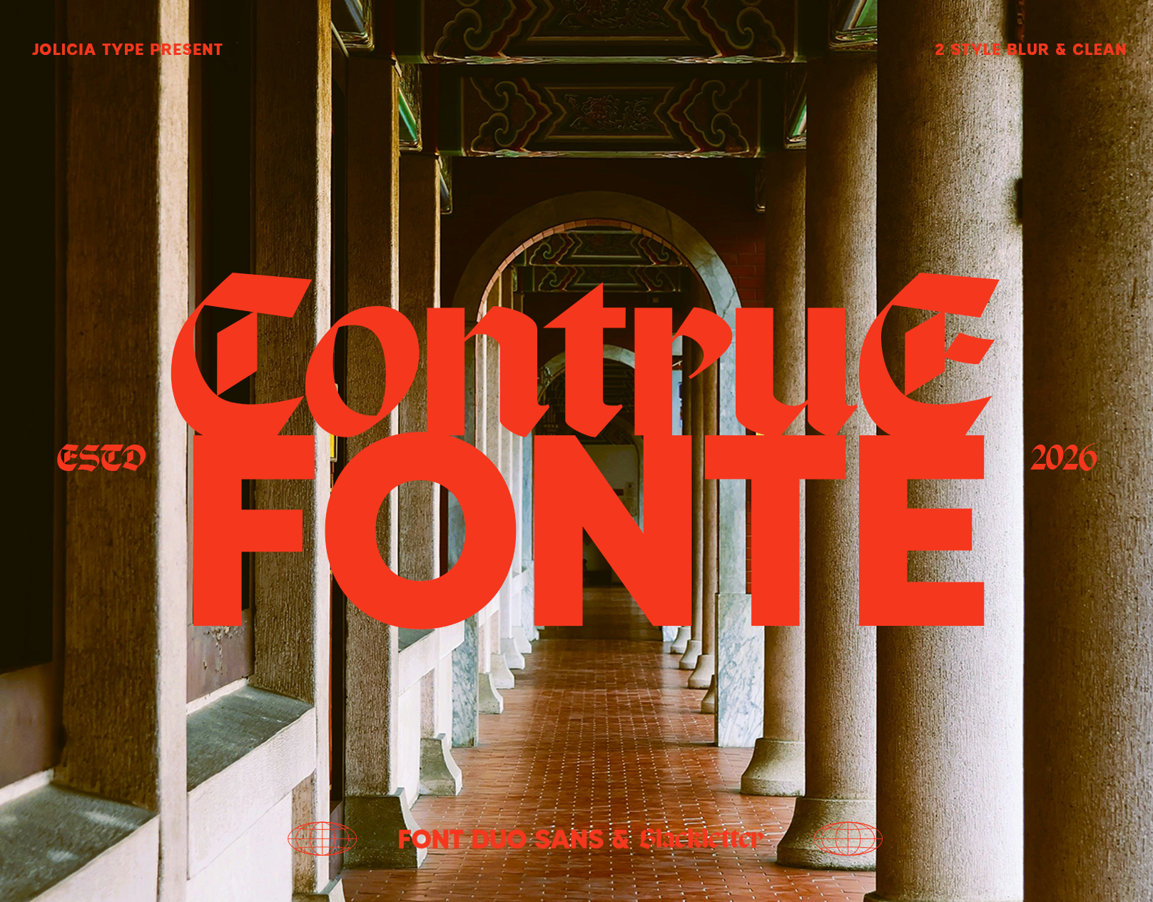 Contrue Fonte | Font Duo | Free To Try blackletter font blur font bold font branding display font editorial font experimental font font duo free font freebies gothic font headline font old style poster font retro rustic sans serif font vintage western