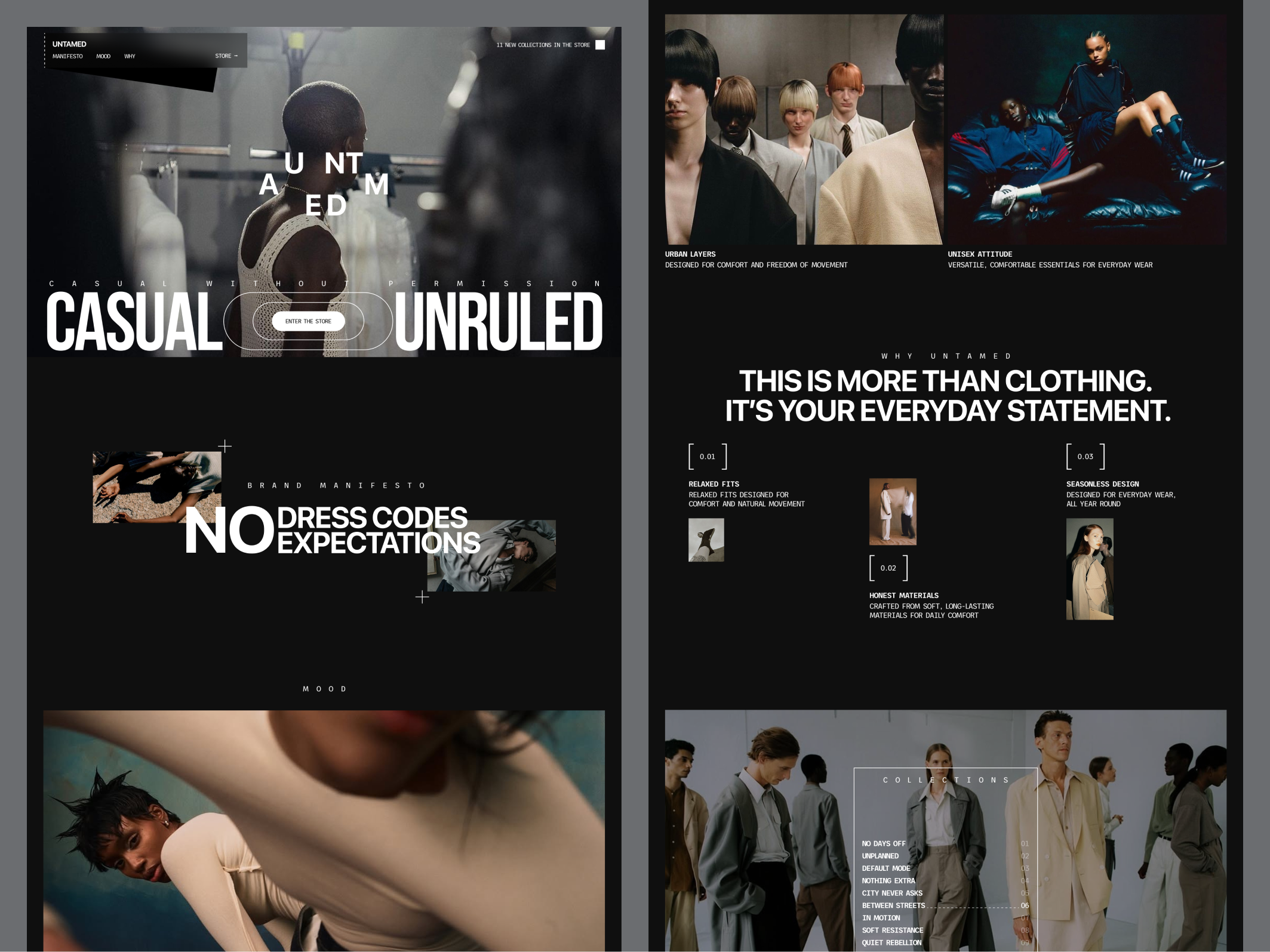 Landing Page for Brand Advertising awwwards style b2c brand advertising landing e commerce ecommerce landing freelancer homepage landing page market product promo startup ui ux web web design website