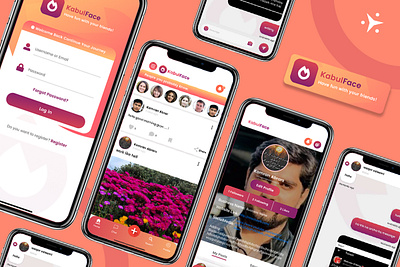 Kabul Face App app development graphic design mobile app development ui ux