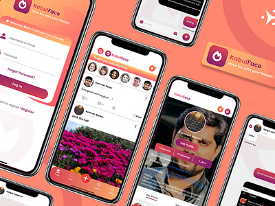Kabul Face App app development graphic design mobile app development ui ux