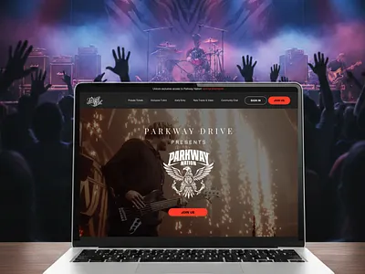 Music Event Landing Page design dribbble shot landing page design landingpage lead generation music event landing page music event lead generation ui ux