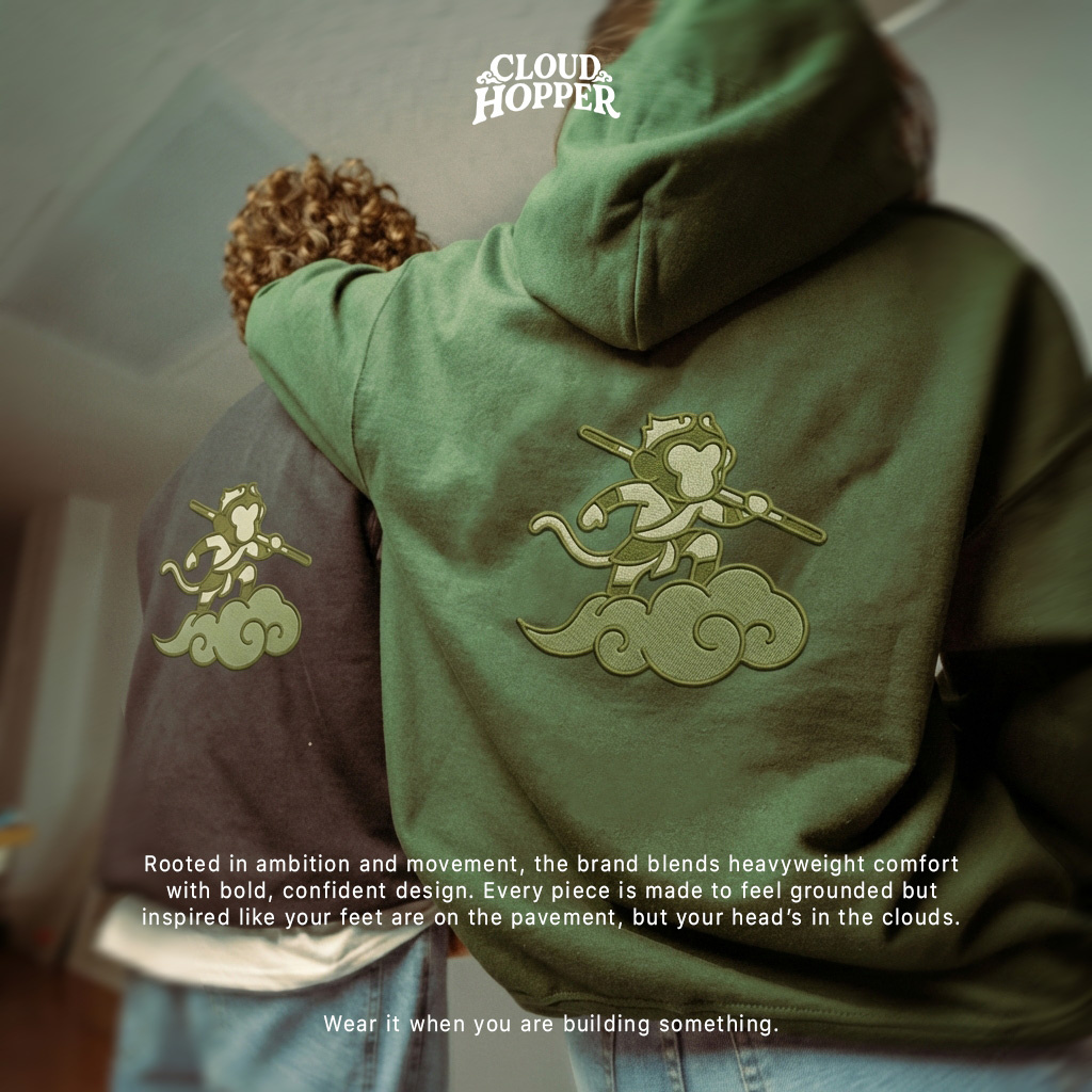 CloudHopper - Streetwear made for movement animation branding graphic design logo motion graphics