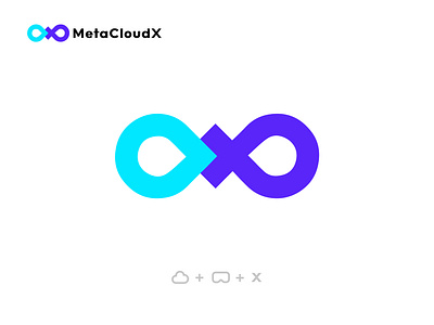 Metaverse Infinity logo - Virtual Reality Logo - Web3 Logo by Ahmed Rumon, Logo Designer