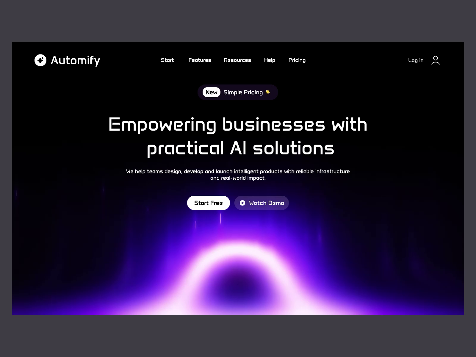 Example of Ai Product App And Website Design