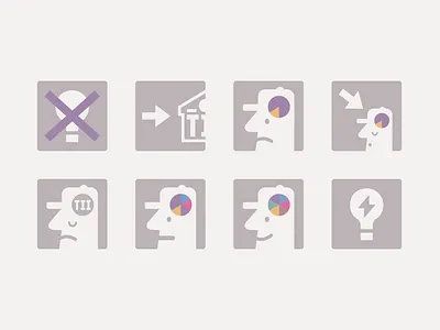 TII Icons badge branding character flat gradient icon icons illustration illustrator minimal simple