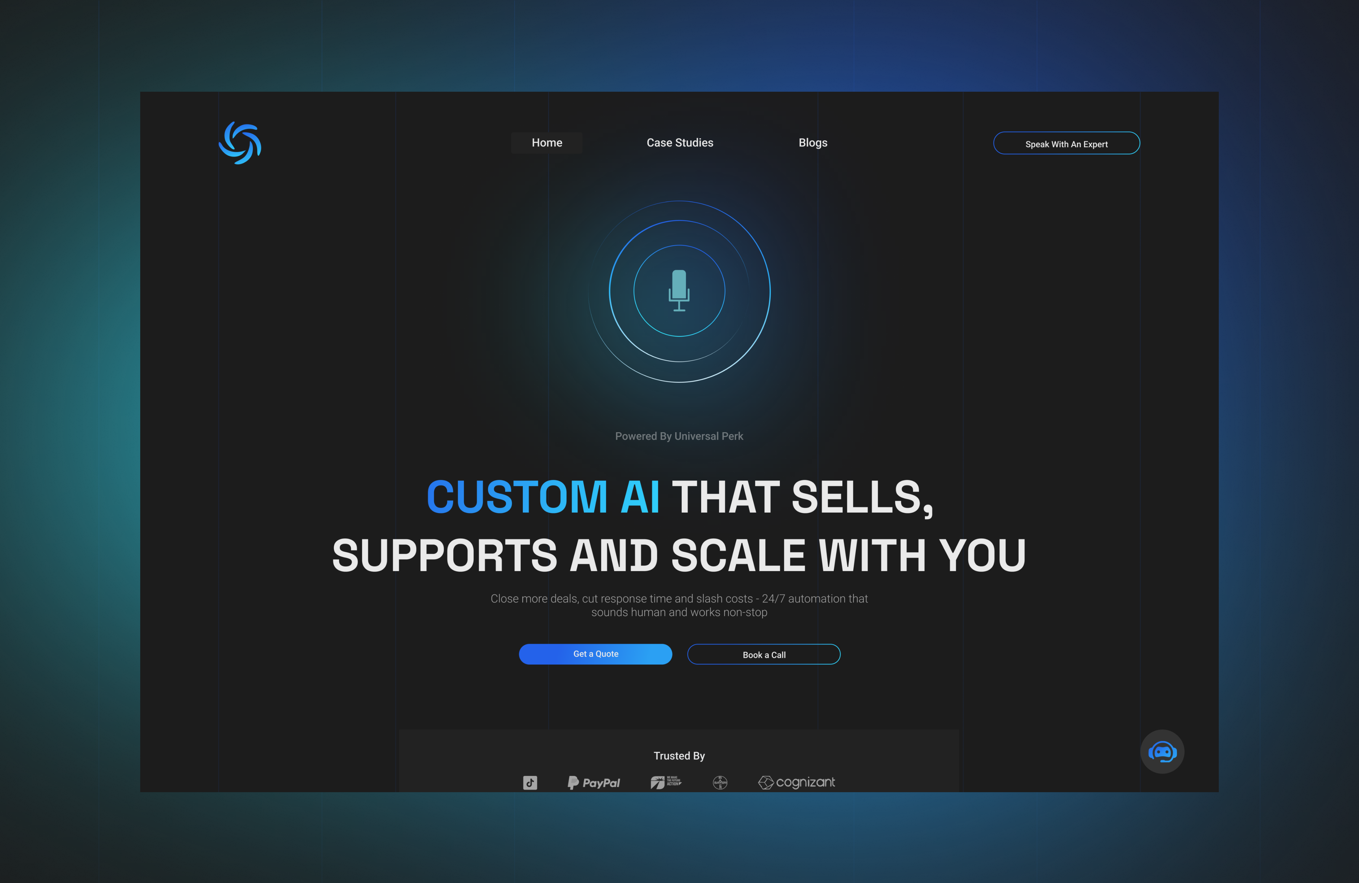 Universal Perk Website Redesign