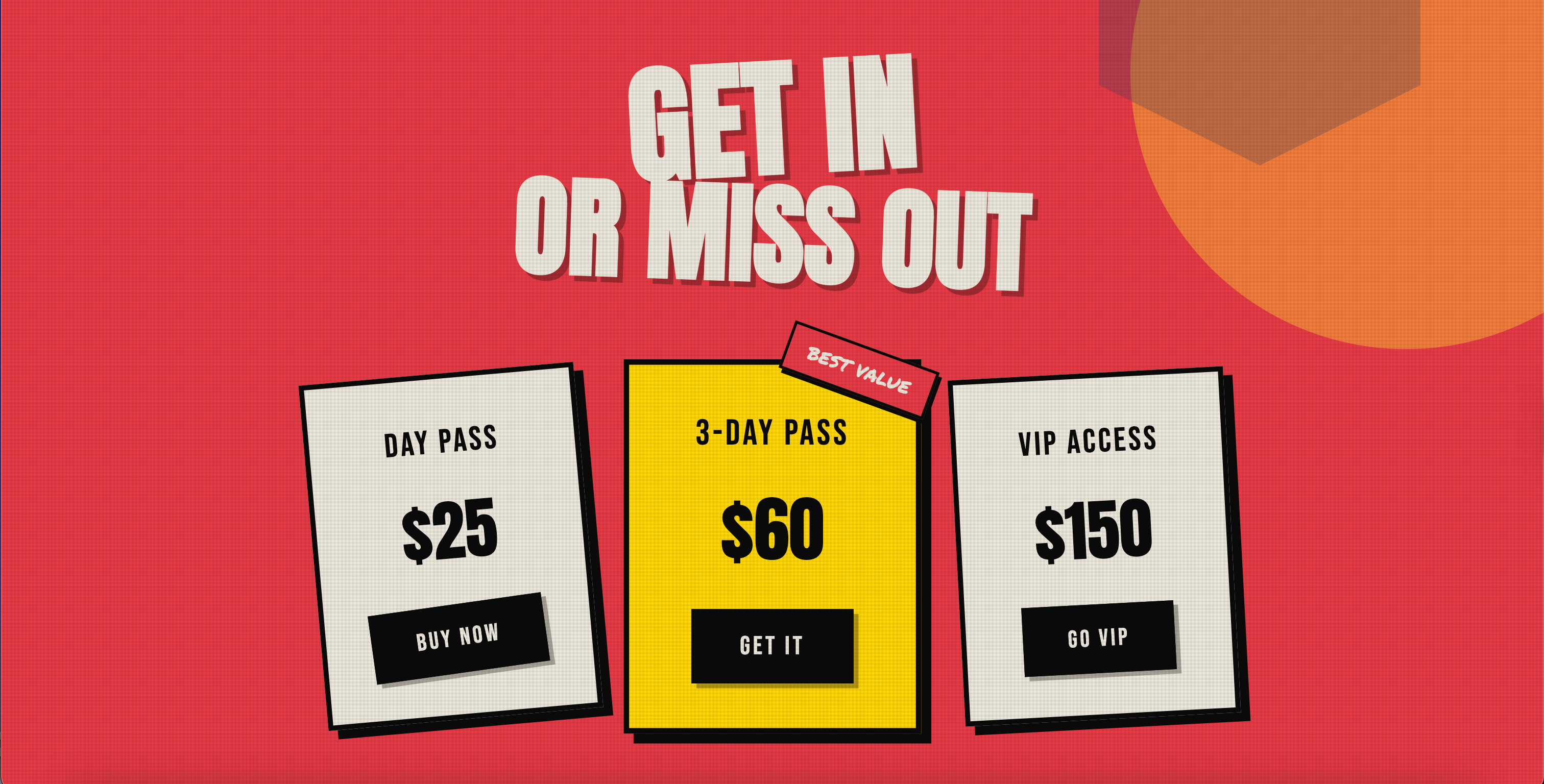 leveraging FOMO, contrast, and bold typographic tension CTA bold cta fomo immersive interaction design landingpage motion graphics pricing table ui web design web interaction